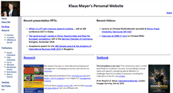 Desktop Screenshot of klausmeyer.co.uk
